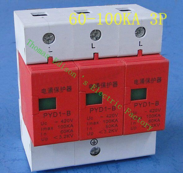 DMWD SPD 3P 60KA〜100KA D〜420VAC家用浪湧保護器保護器保護性低壓rartes設備SU SU