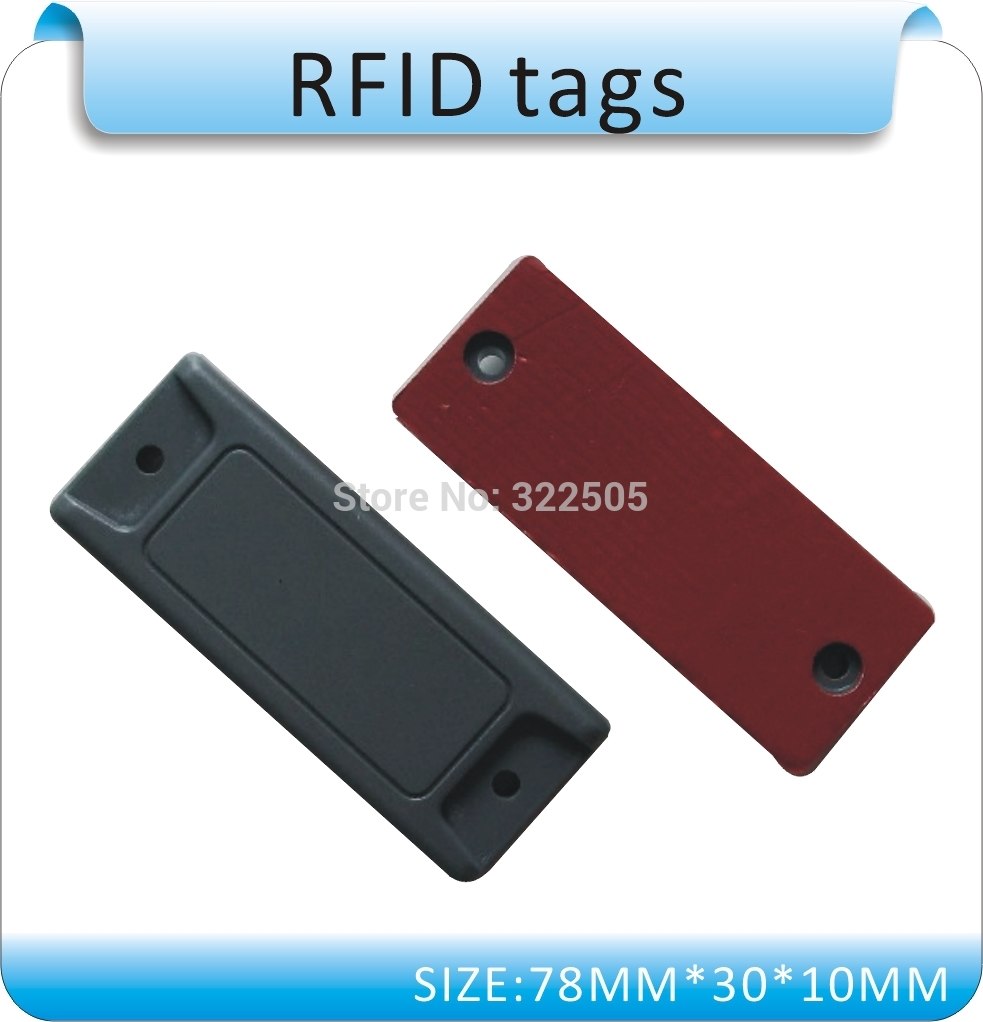 100pcs專門生產金屬干擾UHF 860-960MHz RFID標籤，ISO18000-6C