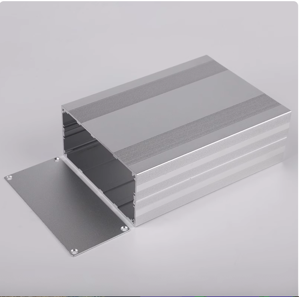 145*68*300mm鋁製擠壓電子外套太陽接線盒金屬盒外殼黑色C