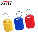 50pcs IC+ID UID可重寫的複合鍵標籤鍵FOB雙芯片頻率RFID 125KHz T5577 EM4305+13
