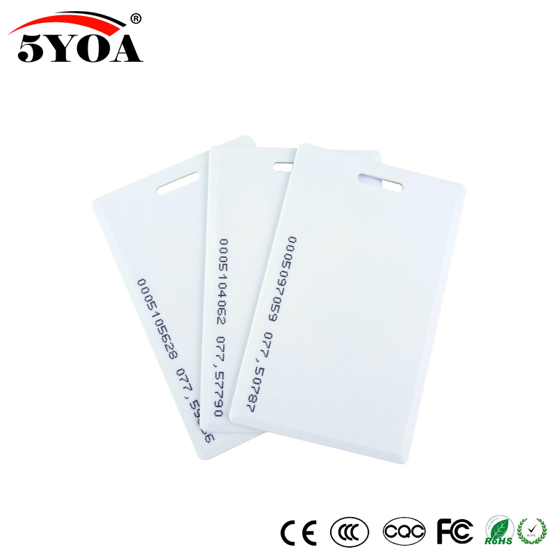 50pcs 1.8毫米EM4100 125KHz鍵FOB rfid標籤訪問控制卡貼紙鍵fob令牌r