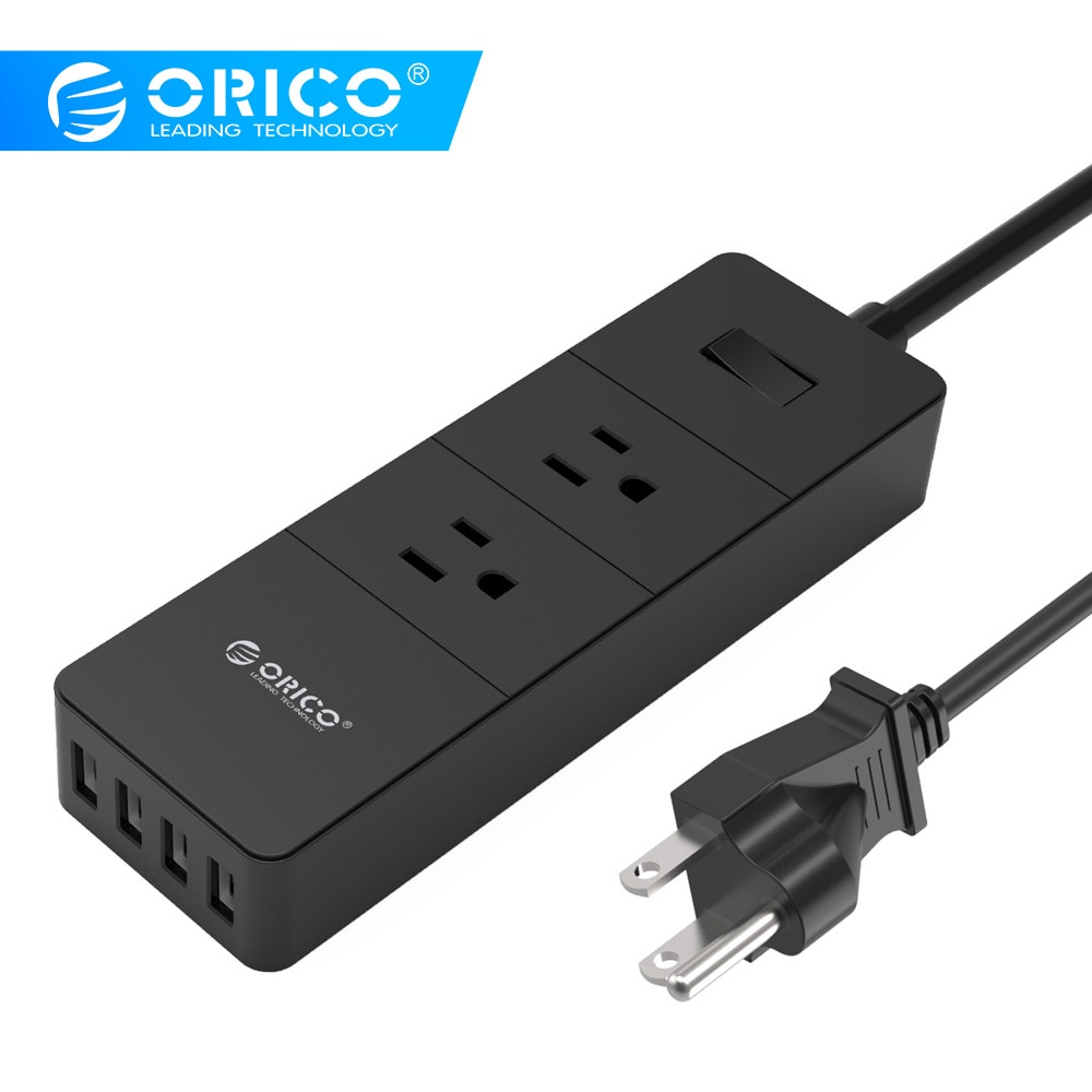 Orico 4 USB電湧保護器電源套件，用於智能手機智能識別補丁板WI
