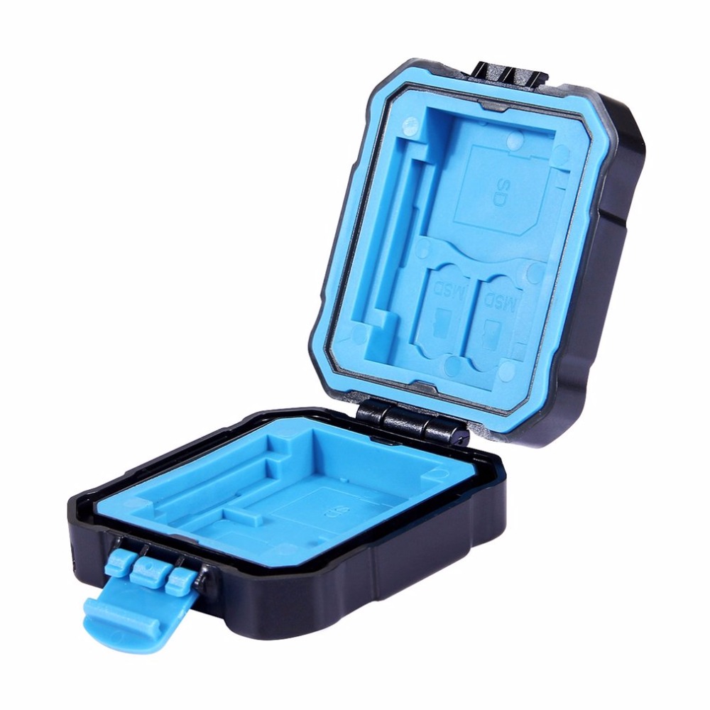 Puluz PU5001 9英寸1英寸防水攝像頭記憶卡盒帶皮帶緊湊型卡容器盒2xQ