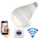 LED燈泡燈帶有360度WiFi攝像頭全景無線全景監視安全工具h