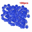 100pcs/lot RFID標籤接近ID令牌標籤鍵鑰匙fobs ring 125KHz RFID卡接近芯片芯片ID TK41