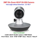 H.265 2MP 20X ZOOM 3G-SDI IP MINI視頻會議攝像機支持RTSP RTMP VISCA PELCO協議
