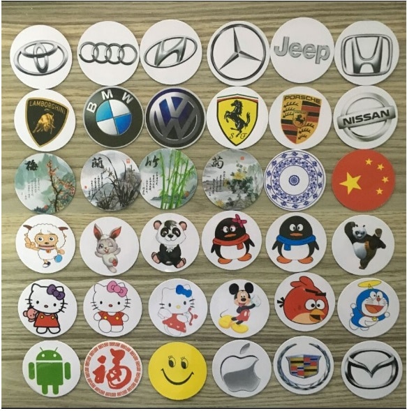 50pcs RFID 125KHz T5577 EM4305貼紙可寫的反金屬干擾副本標籤接近卡L