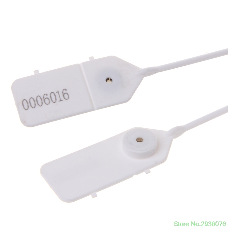 50pcs 0-50 diy尼龍電纜綁紮緊密的安全線物流自鎖密封件降船11