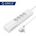 ORICO SMART插座4 AC插座5 USB港口電湧保護器通用適配器旅行多插頭e